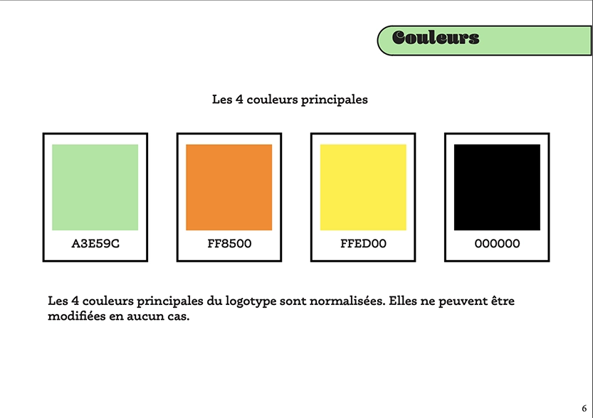 Nuancier officiel