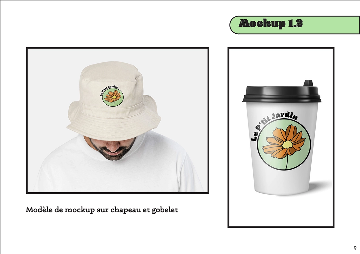 Mockup bob & gobelet