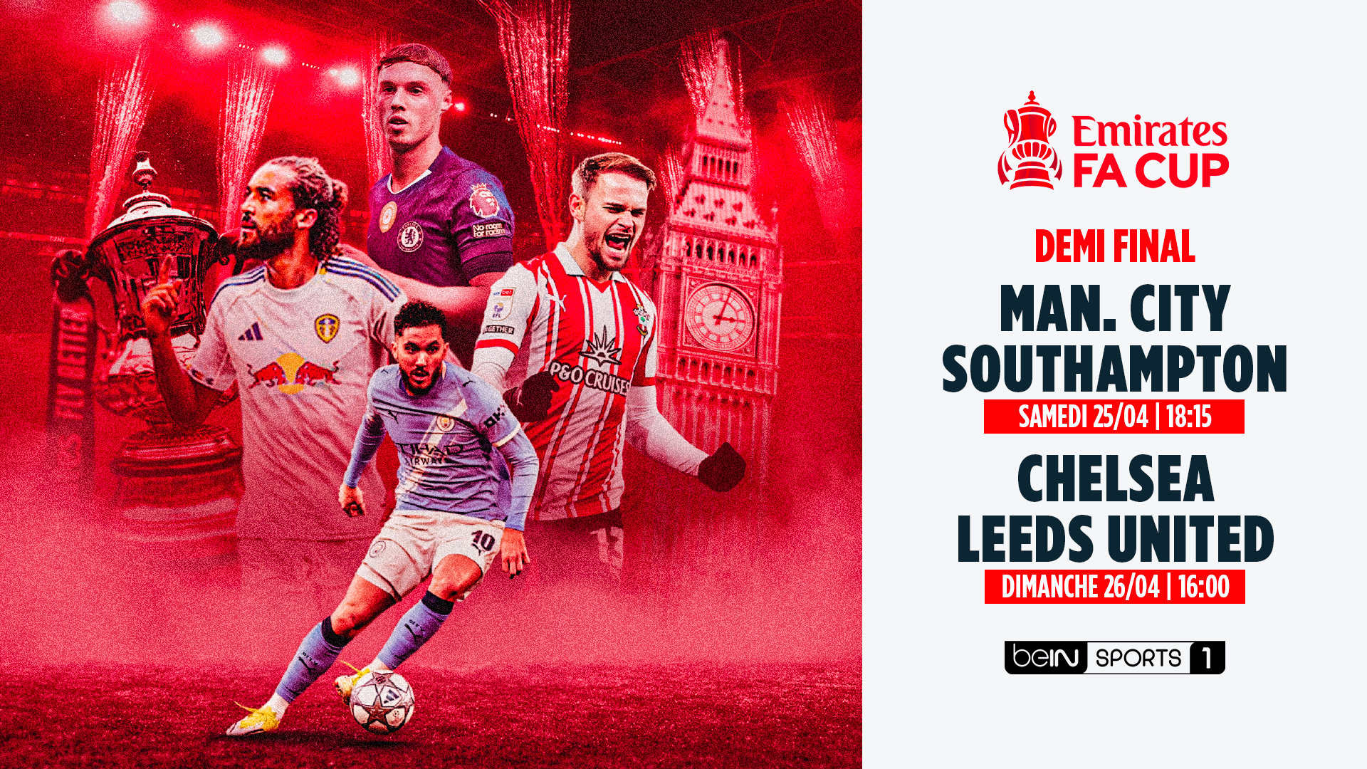 Affiche FA Cup demi-finales