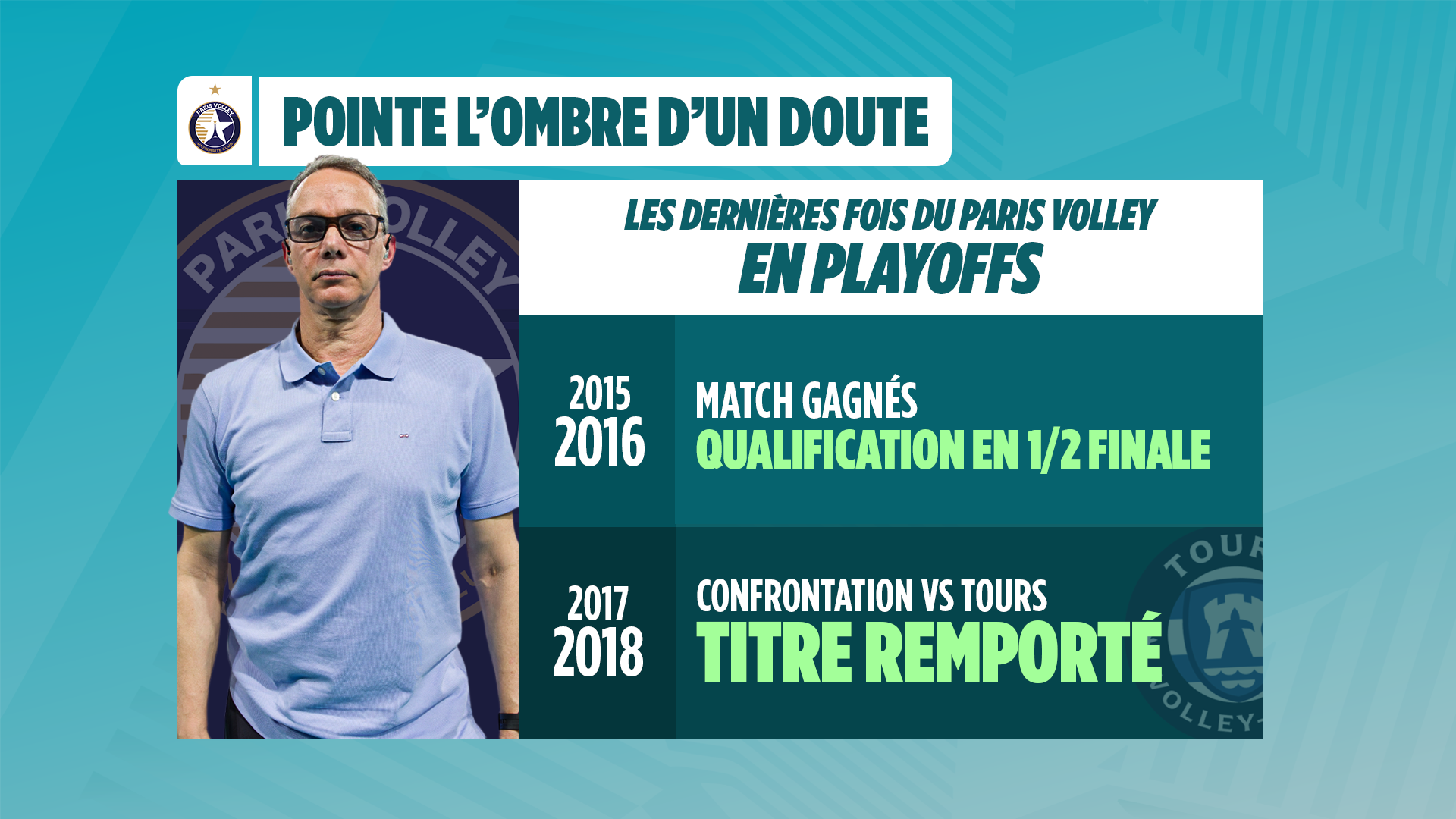 Tablette Paris Volley retour playoffs